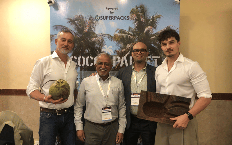 Coconut husk pallets: Answer to single-use pallets